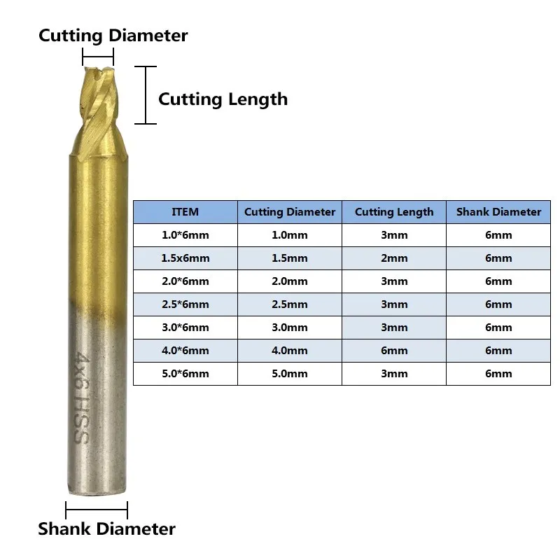 Locksmith Tools Locksmith Extractor Tools Lock Repair Tool Lock Pick Set Lock Pick Tools End Milling Cutter Milling Cutter 1pc 6mm Shank Ti-Coated HSS Vertical Key Machine Cutters Door Car Key Cutter Machine Part Maker
