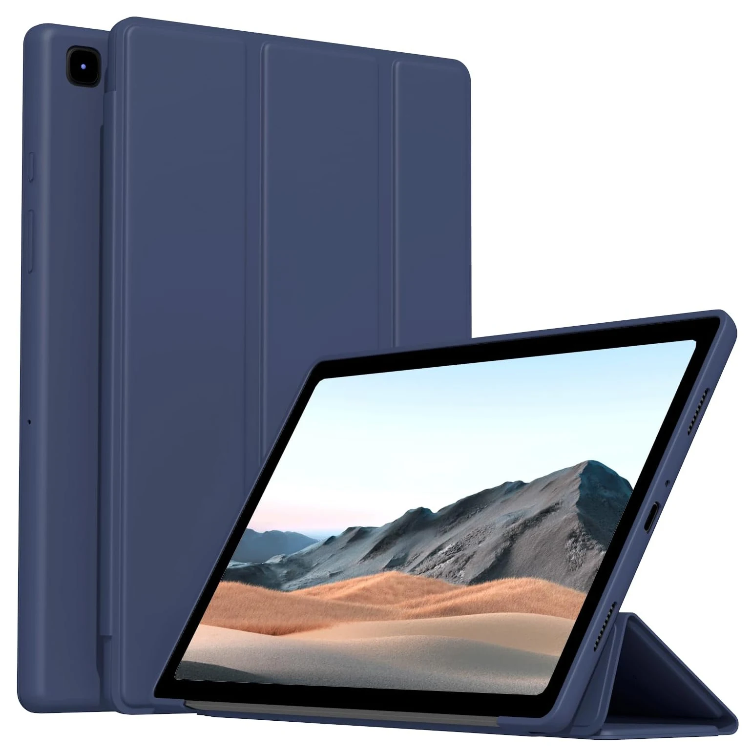 Magnetic Flip Smart Cover with Soft Silicone Stand