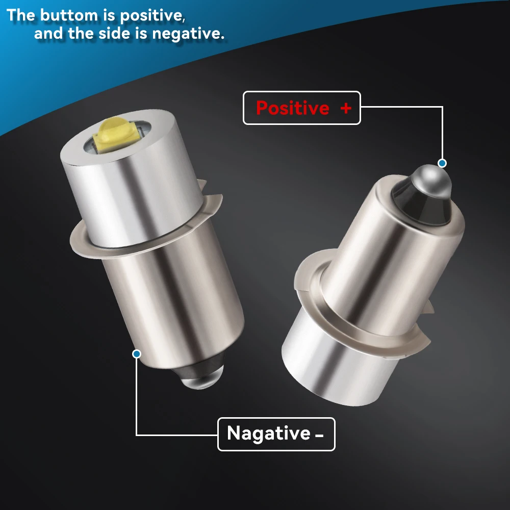 2PCS AC/DC 6-24V P13.5S LED ������ ���� 3W Maglight Led ��ȯ ŰƮ ��ġ ���� �۾� ���� ��ü ���ؼ�