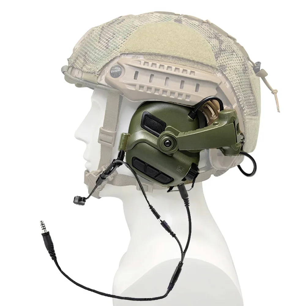 EARMOR M16A Shooting Headset Bracket Rail Mount Kit ARC Helmet Rail Adapter for OPS Core ARC and Team Wendy M-LOK Rails