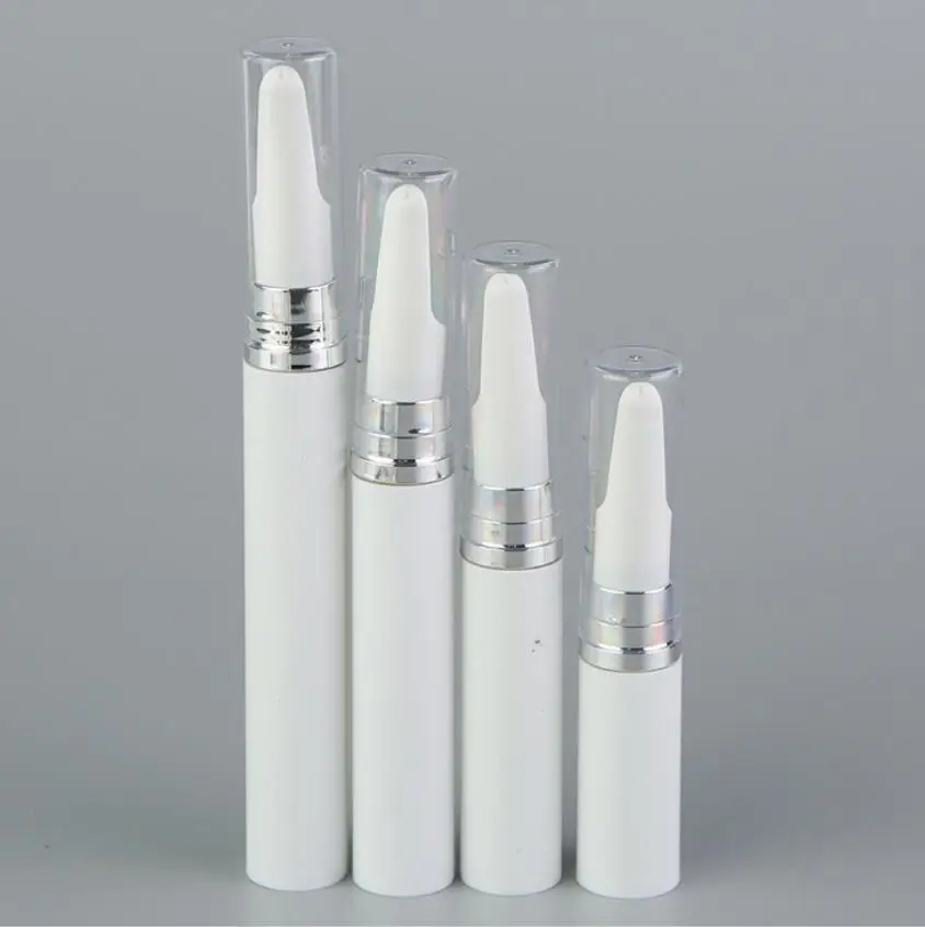 

5ML10ml15ml white airless bottle long vacuum pump lotion emulsion serum sample eye essence serum moisture skin care packing