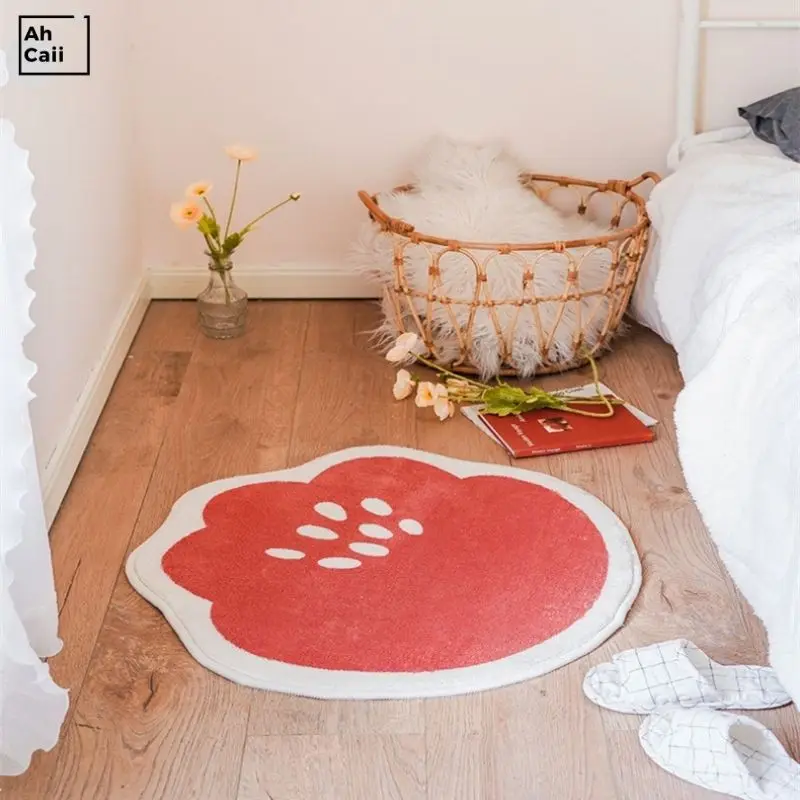 

Cartoon Fruit Rug Decor Carpet for Living Room Bedroom Bedside Area Rug Ins Floor Mat Non-slip Bath Mat Tapis