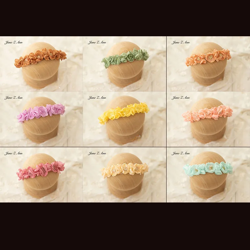 

Lace wreath hair accessories flower baby children boys girls photography hair band newborn photo props