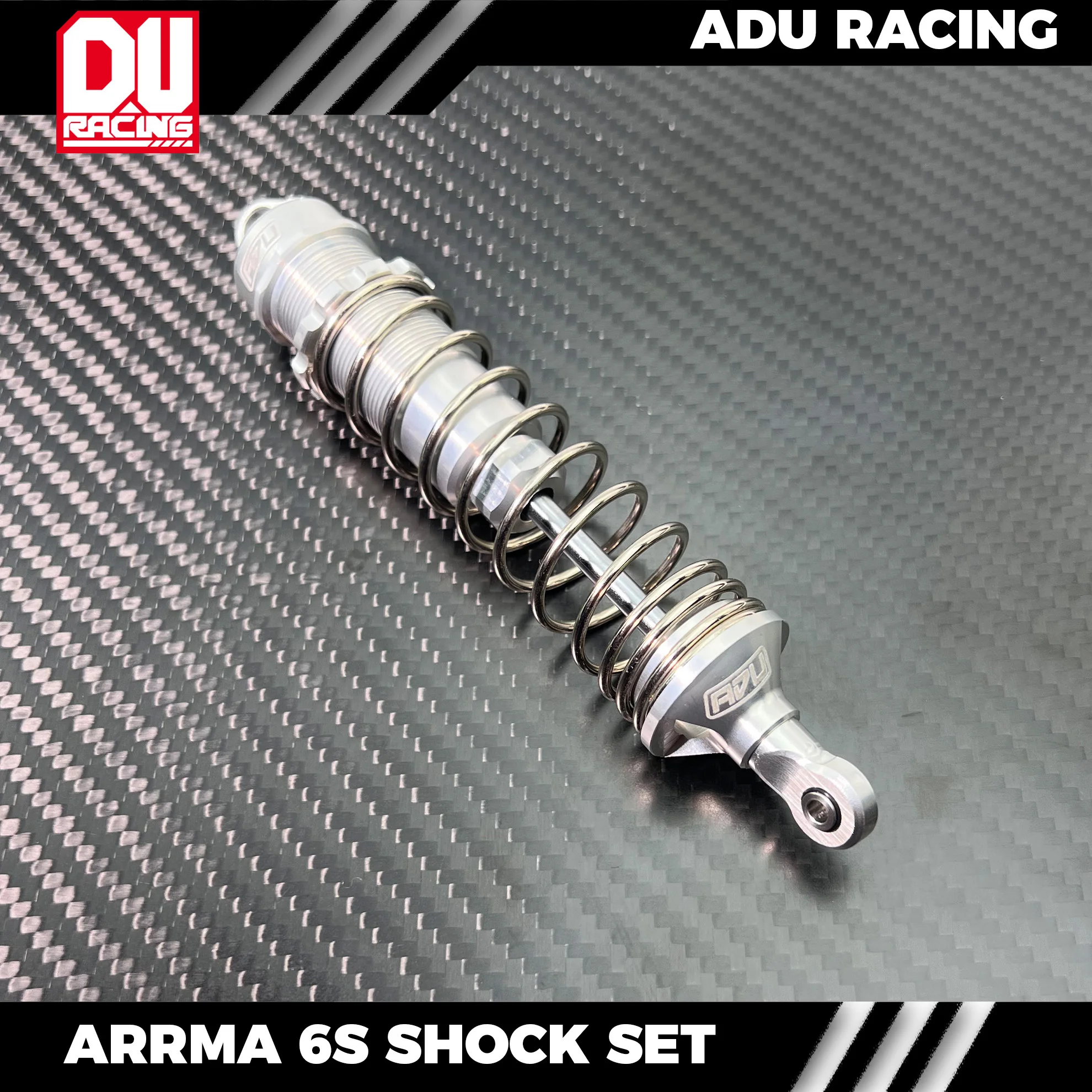 ADU RACING 7075-T6 ALU 쇼크 세트(오일 없음) ARRMA 6S KRATON OUTCAST MOJAVE TYPHON LIMITLESS INFRACTION FELONY용