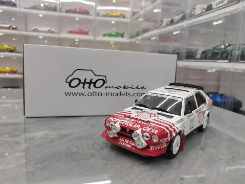 

Коллекция из смолы OTTO 1/18 Lancia Delta S4 #11 Ограниченная серия, литой автомобиль, декоративные модели игрушек