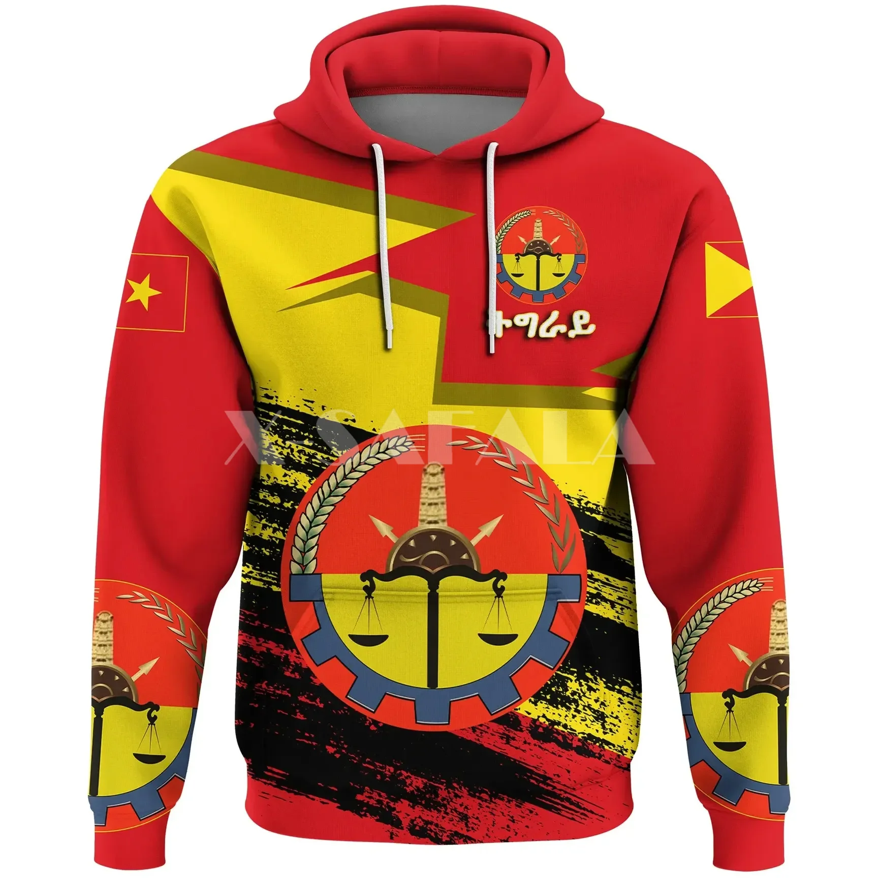 

Ethiopia Tigray Strong Africa 3D Printed Hoodie Man Female Zipper Pullover Sweatshirt Hooded Jersey Streetwear Tracksuits-10
