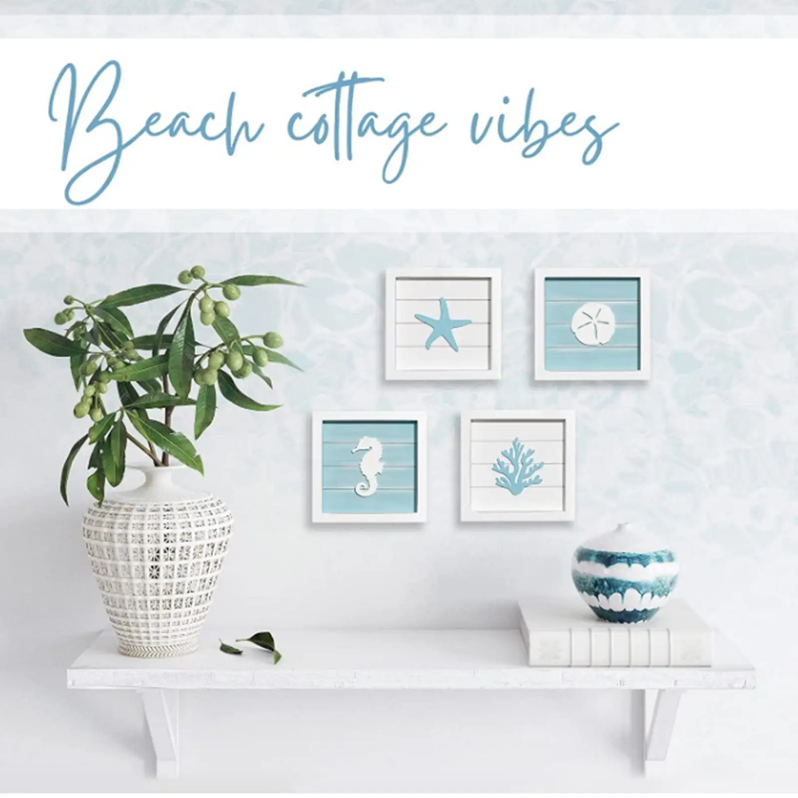 Wooden Wall Hanging Sign Beach Theme Plaque Nautical Ornament Wall Decor for Home Bedroom Living Room Decoration Wooden Wall Hanging Sign Beach Theme Plaque Nautical Ornament Wall Decor for Home Bedroom Living Room Decoration
