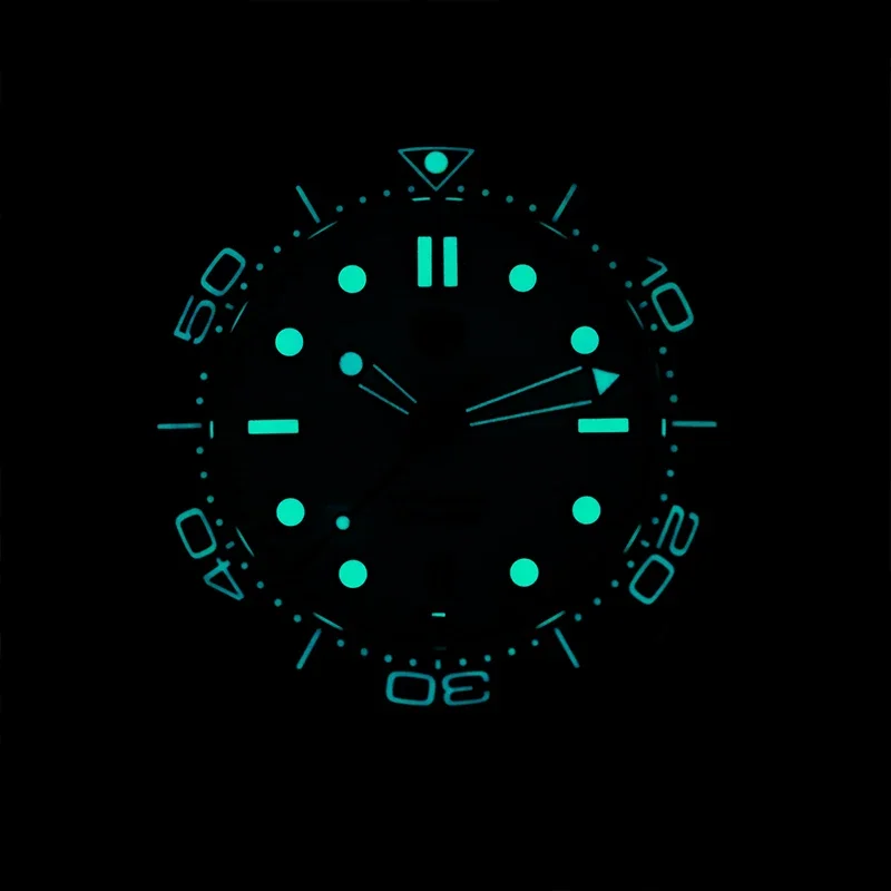 Titanium Watch NTTD NH35 Automatic Movement 42mm Men Dive Watch Domed Sapphire C3 luminous 200M Waterproof