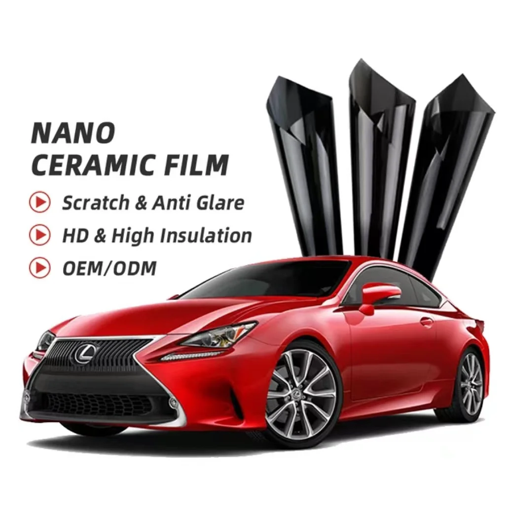 

50cmX3m Nano Ceramic IR90% UV99% Anti-glare UV Protection High Heat Insulation Solar Car Auto Window Tint Film Windows Sticker