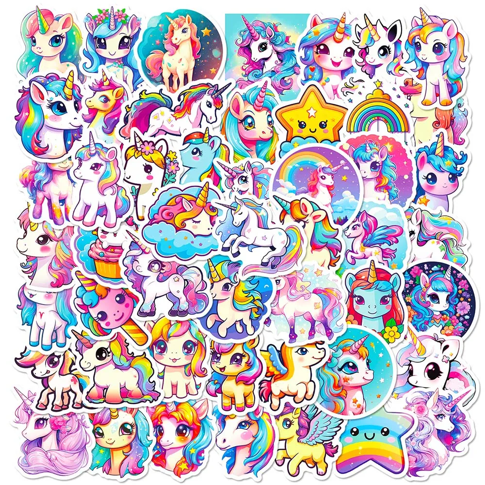 Pegatina De Pared De Cuerno De Unicornio, Pegatinas De Pared De Unicornio, Pegatinas De