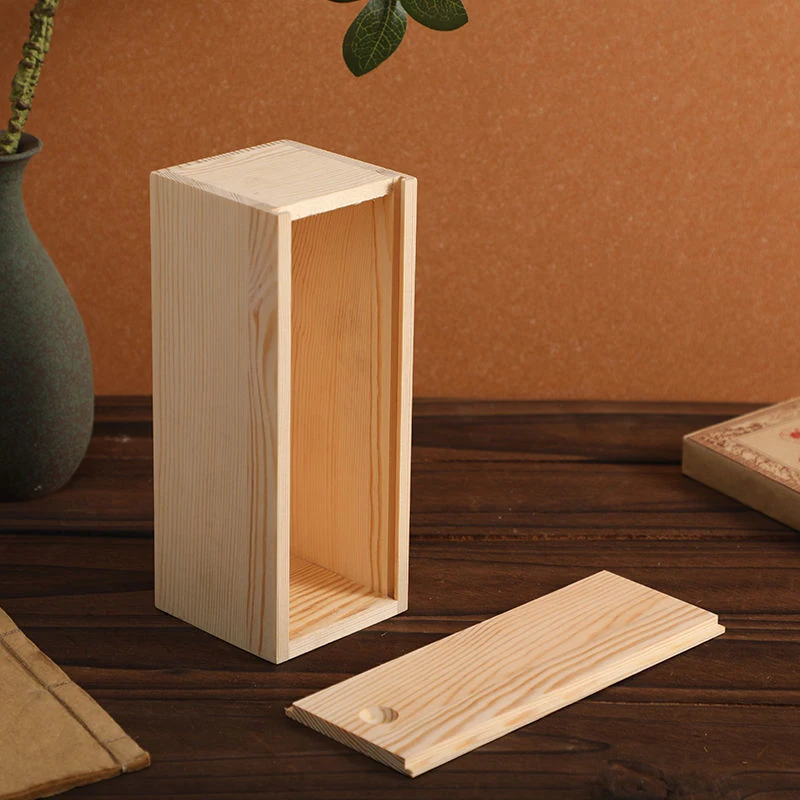 Bamboo Box Creative Desktop Organizer Wooden Storage Box Poker Case Box Cookies Storage Holder Gift Table Decorations 6