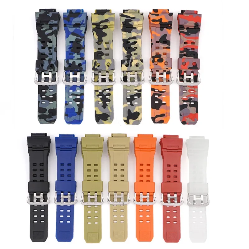 Harz-Silikonarmband für Casio G-SHOCK RANGEMAN GW-9400 GW-9300 Herren Camouflage Gummi Sport Wasserdichtes Band Uhrenzubehör – Detail 2