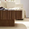 Walnut Coffee Table Modern Handcraft Drum Wooden Solid Wood Veneer Tea Tables for For Living Room Apartment, Coffee Table 5