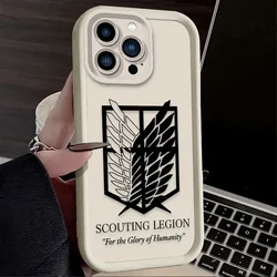 Attack On Titan Logo Soft Silicone Phone Case Cover - iPhone 13 (A2)