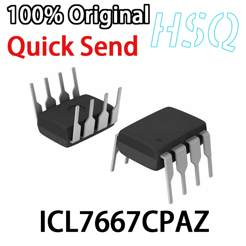 

5PCS Original 7667CPA 7667CPAZ ICL7667CPAZ Bridge Driver Screen Print 7667 Chip
