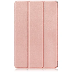 Ultra Slim Shockproof PU Leather Tablet Case - 10.1 Inch Protective Cover (Rose gold)