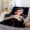3D Justin Bieber Idol Singer Soft Blankets,Keep Warm Throw Blanket Comfortable Blanket for Picnic Beds Sofa Home Bedroom Gifts 5