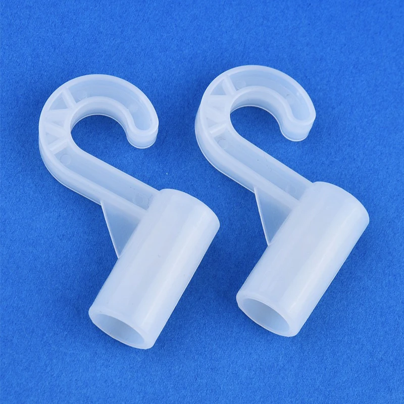 5Pcs Inner Dia 12/13/16/19/20/22/25mm Thickening Plastic Hook For Suit Locker Shelf Wardrobe Hook Fittings Home DIY Accessories