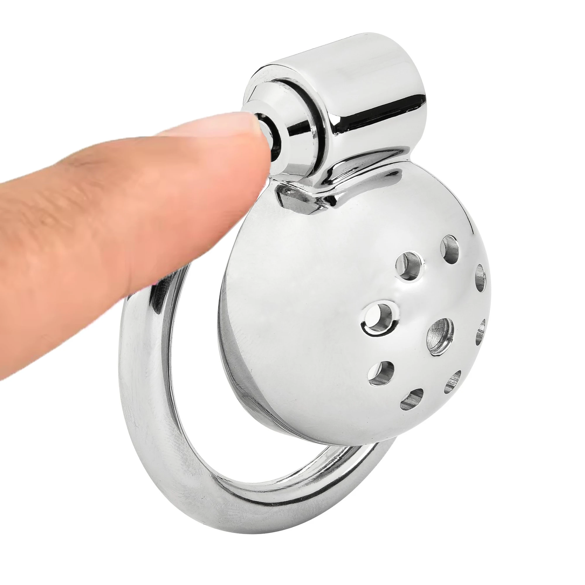 Penis Chastity Cage Set Metal Chastity Cage Belt Padlock 3 Cock Ring Bondage Slave Man Sex Toy