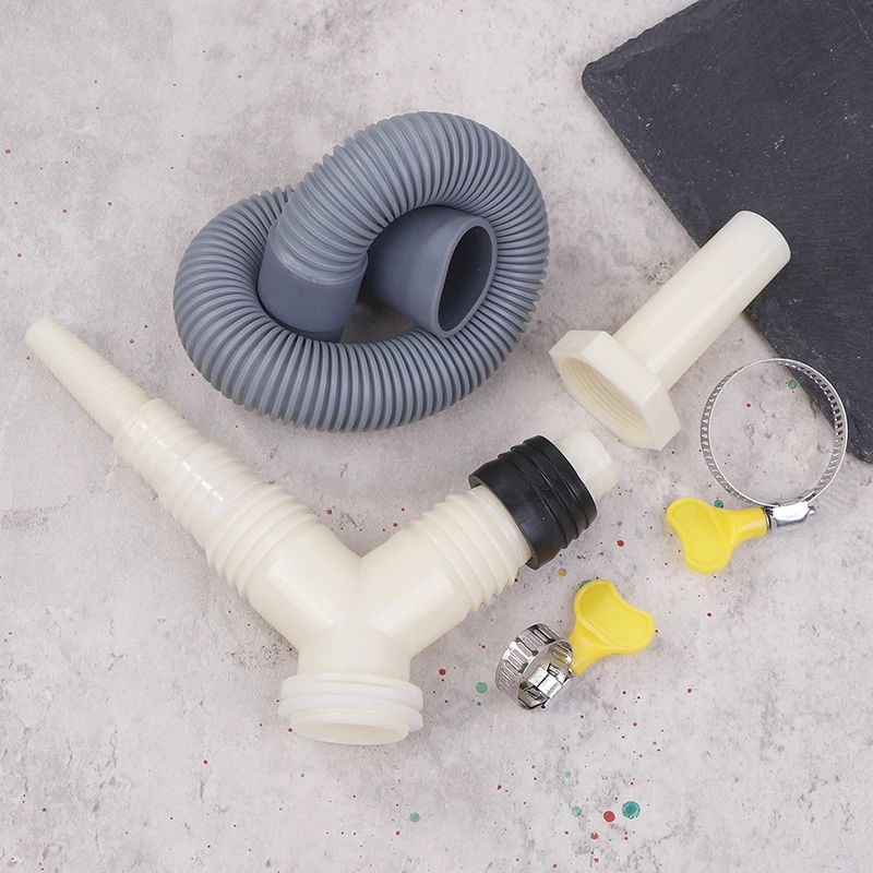 Drainage Tee Adapter Drainage Pipe Fitting For Washing Machine Dryer Drain Extended Hose washing machine drain pipe kit