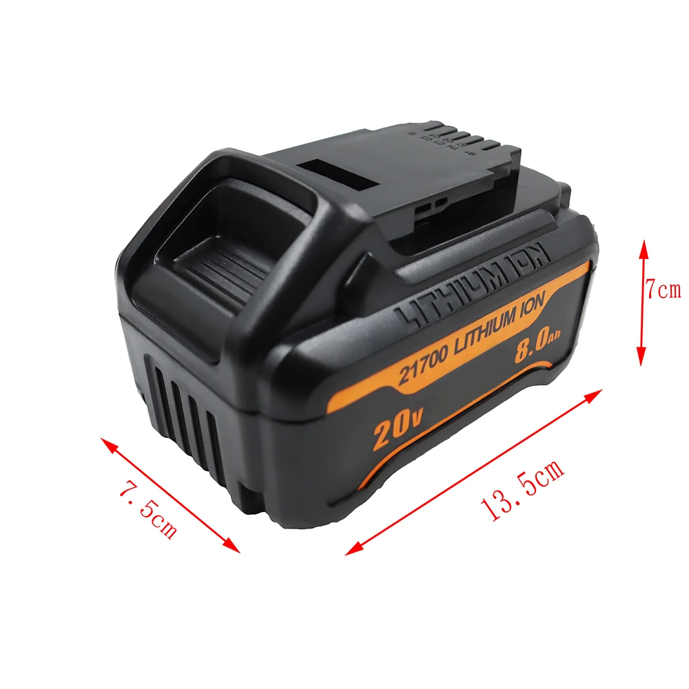 DCB200 10X21700 Lithium Battery Plastic Case Boxs PCB Charging Protection Circuit Board For Dewalt 18V 20V 8Ah Stickers Shells battery storage box,battery case,battery charger case,battery box,power bank case,charging treasure box