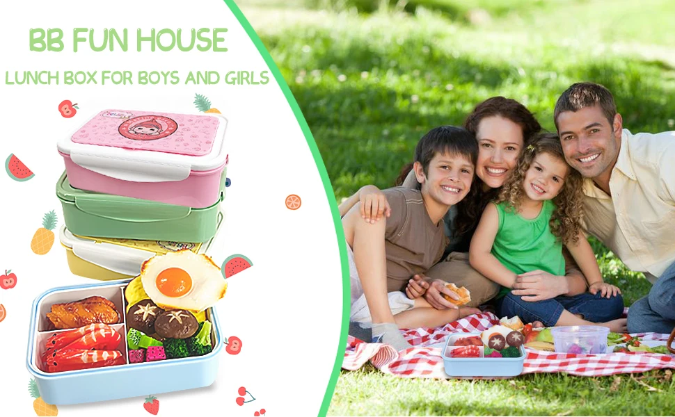 Boîte à lunch bento Boîte à bento ronde en silicone de 500 ml Boîte à
