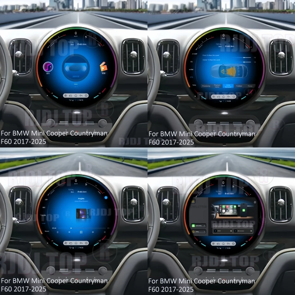 SXAUTO - 6G 128G - Android 15 IPS Autoradio Voor BMW MINI Cooper F54