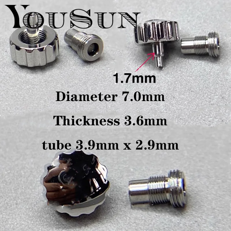 Per Accessori Hamilton Watch Head Crown Screw Lock Head 7.0Mm