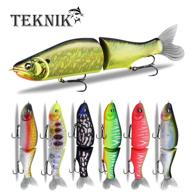 185 mm 64 g Swimbait künstlicher schwimmender mehrteiliger Angelköder für Hecht Largemouth Bass I-Slide 185 Glidebait Pesca-Ausrüstung