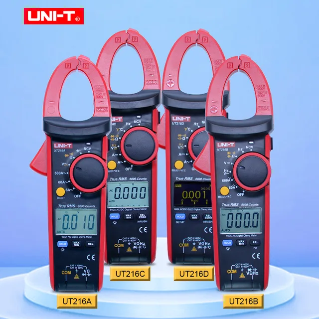 UNI-T Digital Clamp Meter AC DC Multimeter UT216 Series