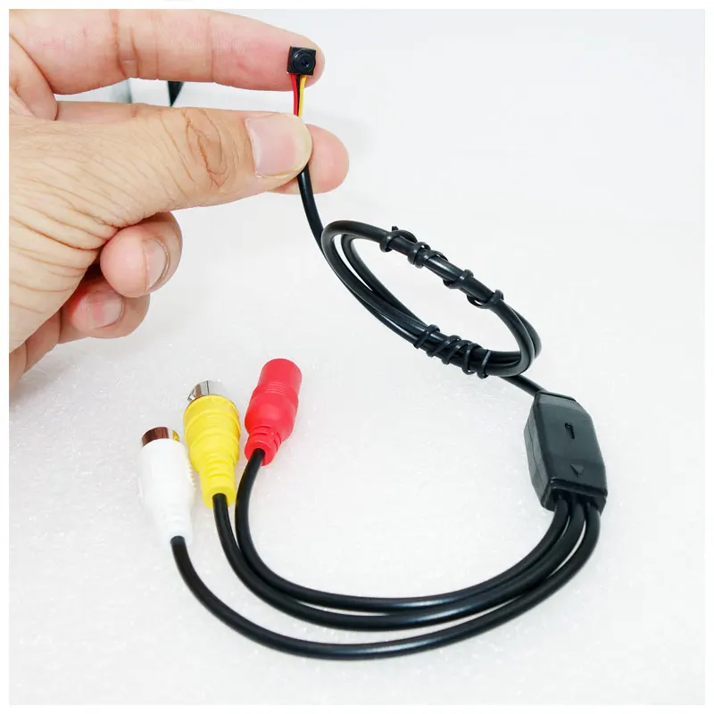 6*6mm Super mini AHD 1080P Camera module 25fps analog signal for CCTV DVR 12V BNC 1/4 CMOS distortionless endoscope camera 4