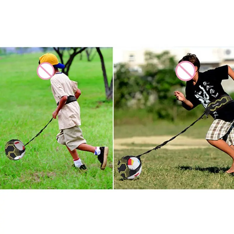 Belt & Elastic Rope Perfect for Football Skills Improvement Practice Soccerball Football Kick Training Equipment Belt