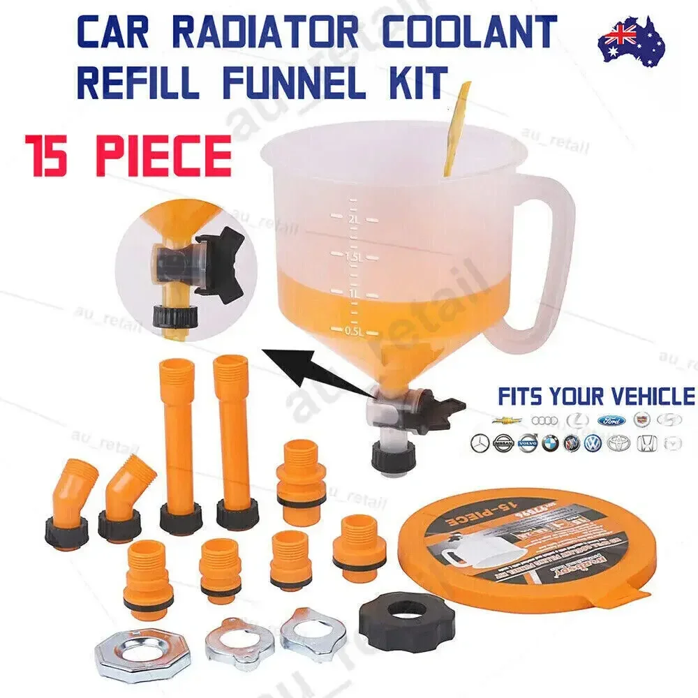 Coolant Funnel Kit with Valve Switch
