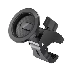Magnetic Bike Phone Holder - Removable GPS Handlebar Mount for Bicycles, Electric Scooters, and Motorcycles (Black)