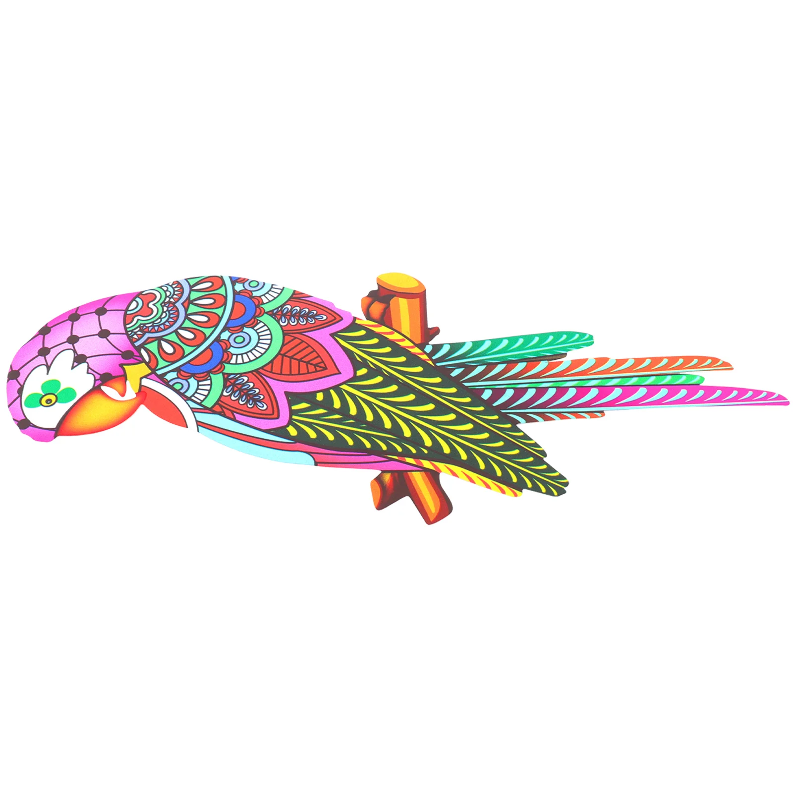 

Iron Decorations Locket Wall Crafts Metal for Patio Bird 3D Garden Woman Ornament
