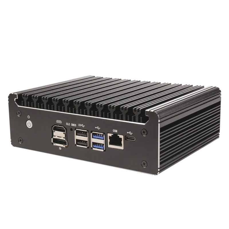 Firewall Router Intel U300 i3-1125G4 N100 8505 6xi226-V 2.5G DDR5 NVMe COM pfSense OPNsense ESXi Fanless Mini PC Case Computer 5