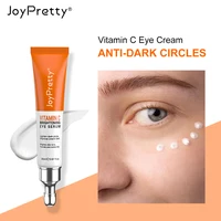 JoyPretty Vitamin C Eye Cream Anti Dark Circles Eye Bag Firmness Moisturizing Whitening Massager Wrinkle Eye Serum Beauty Health