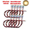 5/10/20pcs Model Railway Interior Light 12V LED SMD LED 3528 White/Warm Building Interior Lamp Light Set for Hornby Pre-wired 4