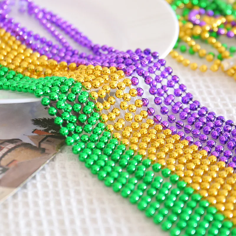 YAXINRUI 12 mm metallic groene kralenkettingen, 15 stuks 93 cm Mardi Gras- kralen, bulk, ronde kralenkettingen, kostuumketting voor Mardi Gras-feest, Kerstmis, feestelijke evenementen, feestartikelen YAXINRUI 12 mm metallic groene kralenkettingen, 15 stuks 93 cm Mardi Gras- kralen, bulk, ronde kralenkettingen, kostuumketting voor Mardi Gras-feest, Kerstmis, feestelijke evenementen, feestartikelen