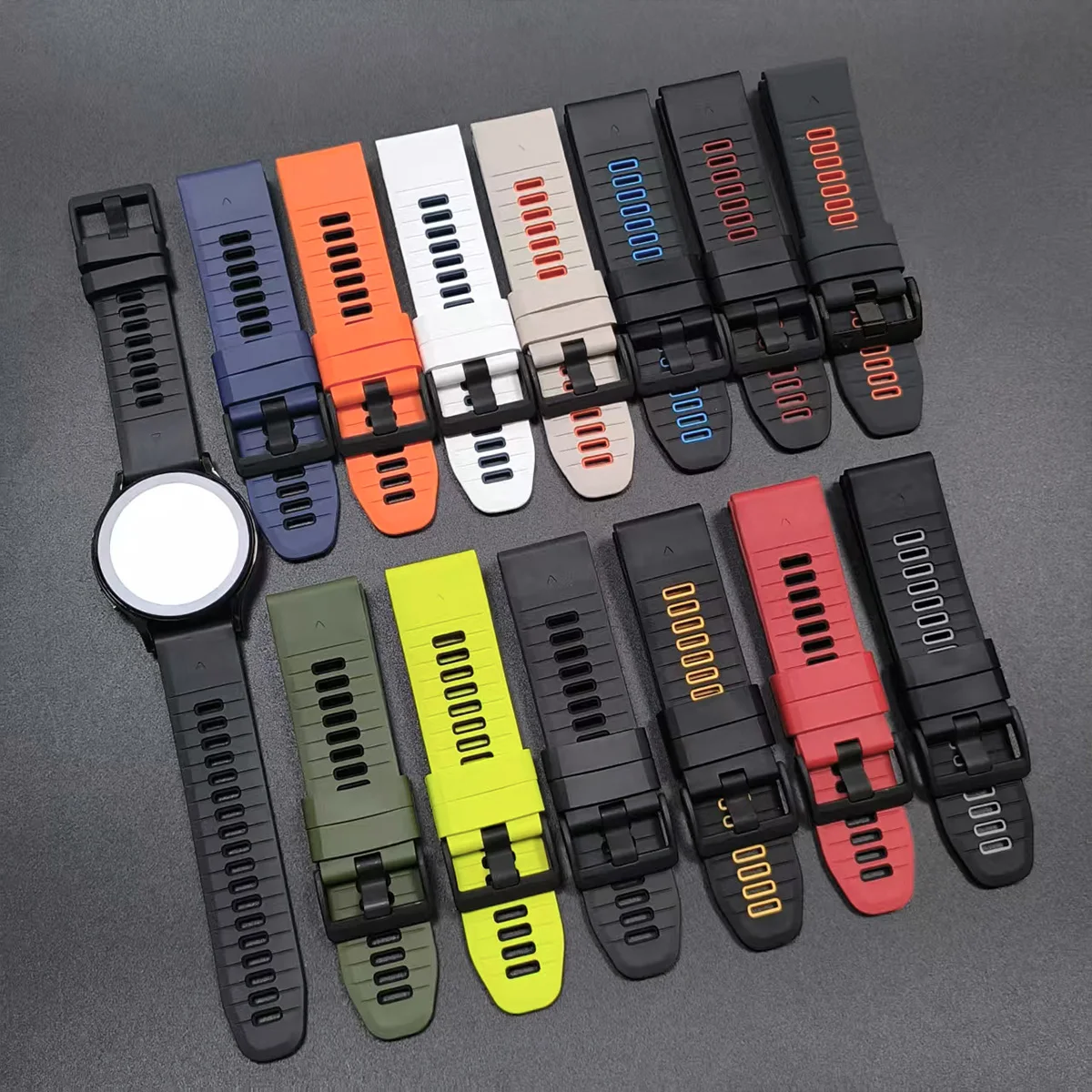 Premium Silicone QuickFit Watch Band - Versatile and Durable Strap Bracelet