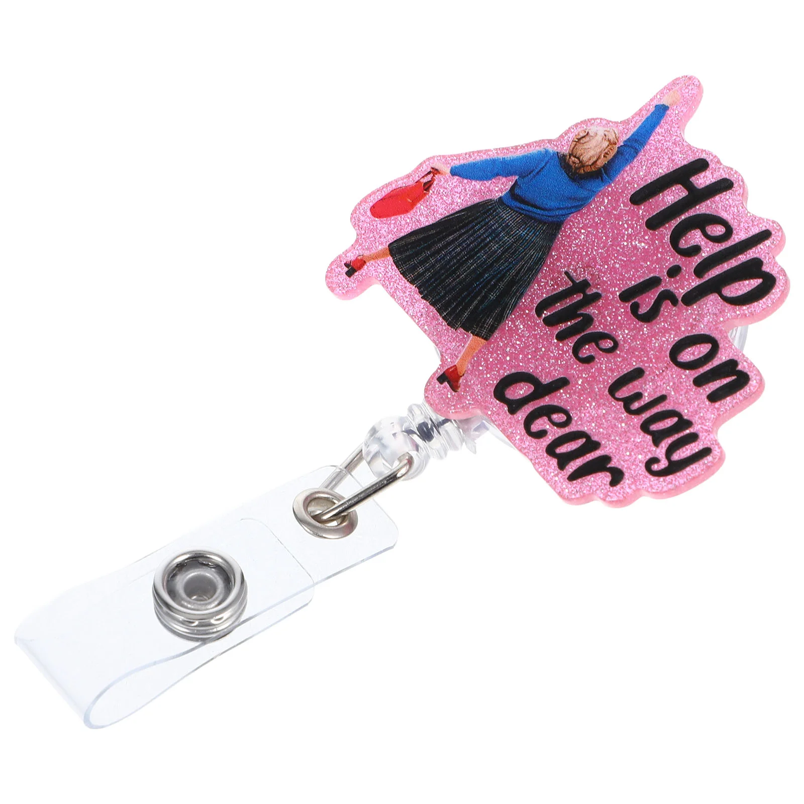

Help Is the Way Retractable Badge Clip for Healthcare and Education Professionals