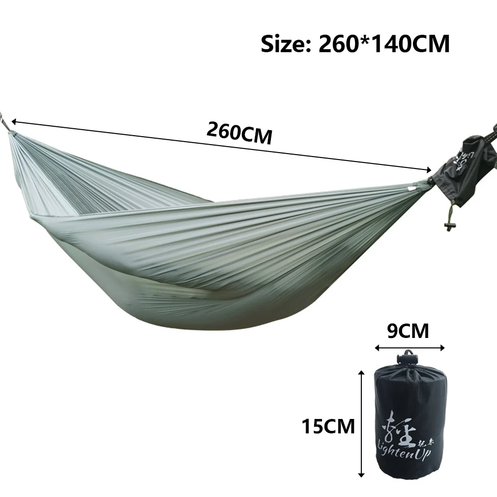Camping Hammock Ultralight 380T (20D) Parachute Nylon Lightweight and Small For Hiking Camping &Outdoor Activity