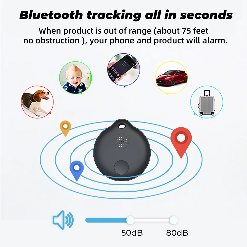 Tuya Bluetooth Smart Tag Anti Lost Finder Wireless GPS Tracker Alarm Stuff 2 Way Search Suitcase