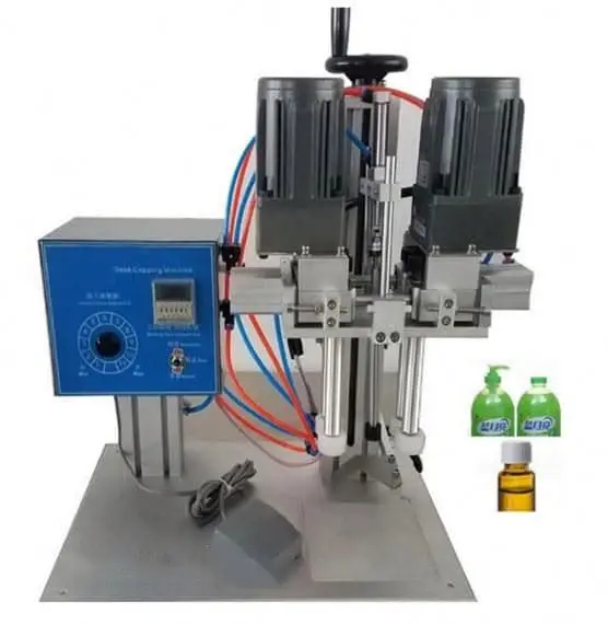 

factory price XLSGJ-6100 Desktop semi-automatic cap locking machine