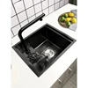 304 Stainless Steel Kitchen Sink Invisible Black Small Single Mini Hidden Kitchen Concealed Kitchen Sink Bar Sink 5