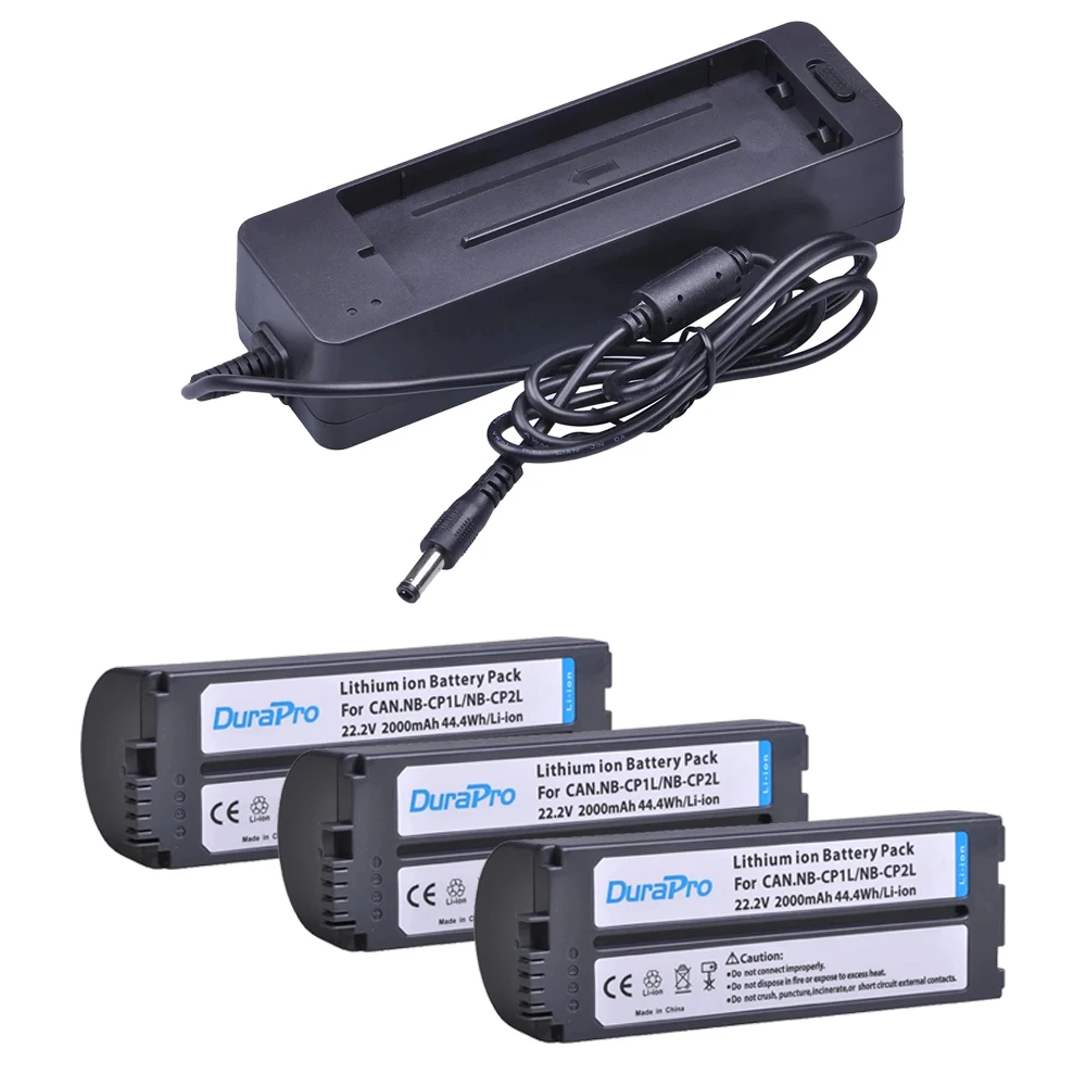 NB-CP2L NB-CP2LH Battery +Charger for Canon SELPHY NB-CP1L,CP1500