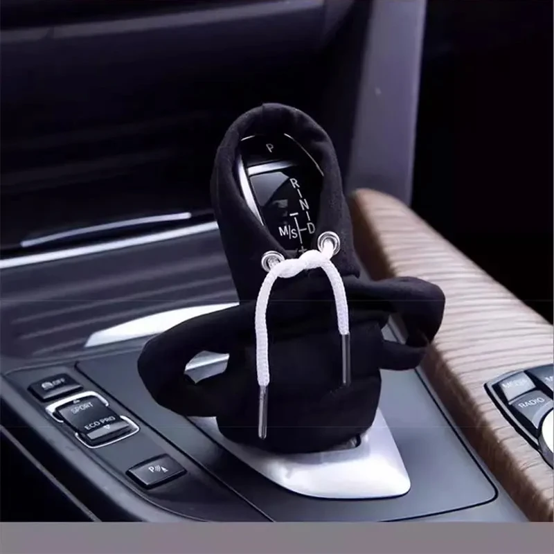 Kleines Schaltgriff-Set, Griff-Set, Auto mit manuellem Schalthebel, automatisches Schalt-Set, Winter-Autohebel-Set, Kapuzenpullover, niedliche Auto-Dekoration – Detail 16