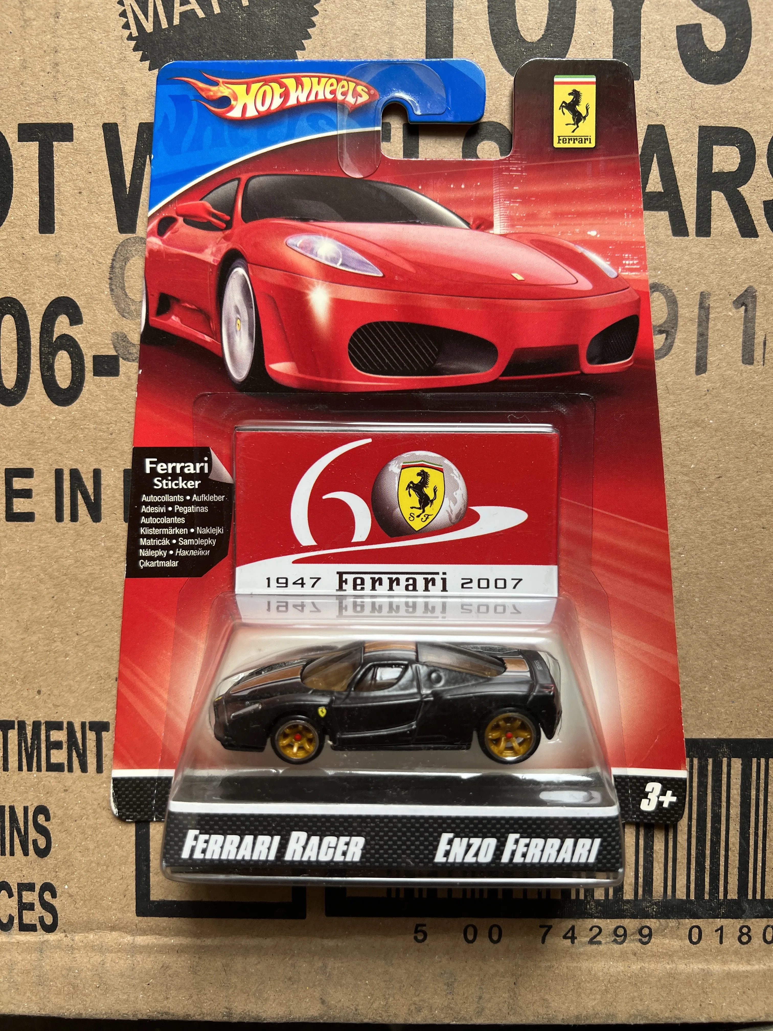 ミニカー Hot Wheels Ferrari Rager 2007 F50 2007 Hot Wheels 1/64 Ferrari Racer F50 #11 Car Unopened