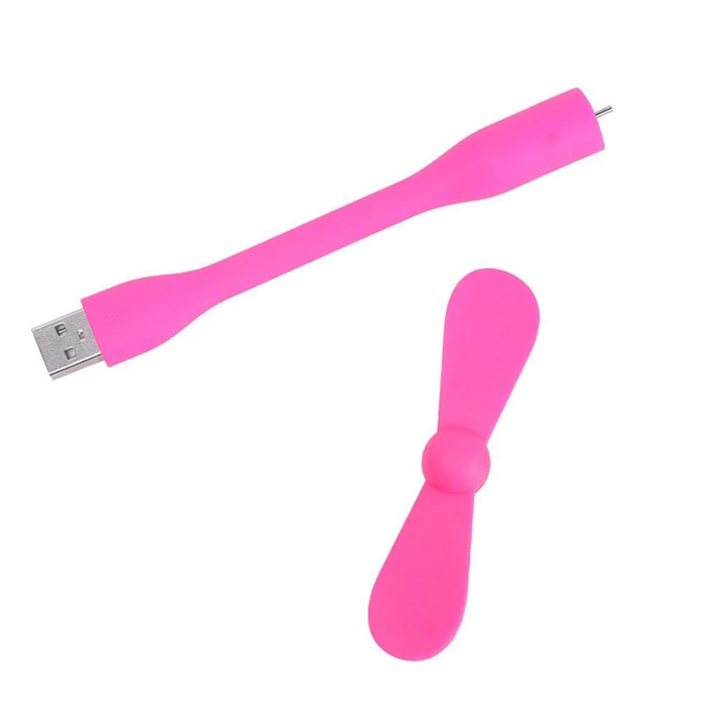 USB 팬 휴대용 미니 PC 노트북 데스크탑 태블릿용 무작위 색상 경량 간편 휴대 여행 게임용 쿨링