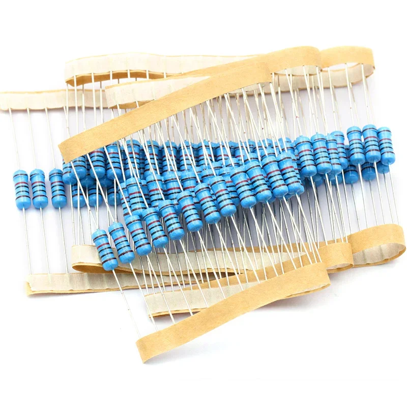 Metal Film Resistors 20PCS 1W 1% 0.24&Omega;~2.2M&Omega; 1 10 47 100 200 220 300 470 910 1k 4.7k 10k 20k 47k 100k 220K 330K 470K 910k 1M ohm